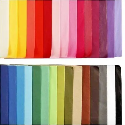 10 Large Colour Themed Sheets Quality Tissue Paper Acid Free Biodegradable • £3.49