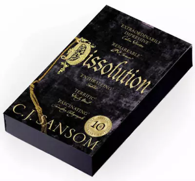 Dissolution: Tenth Anniversary Edition (The Shardlake Series) Sansom C. J. Us • £3.36