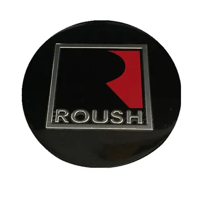3.35'' Black 3d ROUSH Car Steering Wheel Center Emblem Sticker Trim For SHELBY • $12.85