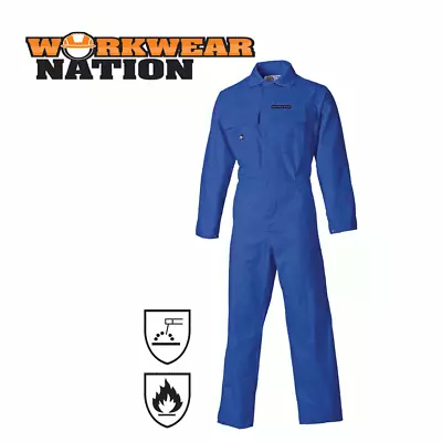 £53.79 • Buy Dickies Proban Coverall Overall, Flame Retardant, Boiler Suit, Royal Blue