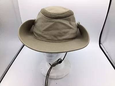 REI Co-Op Wide Brim Button Up Fishing Hiking Hat Tan Cowboy Safari Sz Medium E3 • $18.95