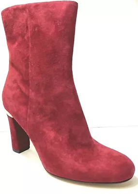 Michael Kors Woman's Alaysia Bootie Suede Cinnabar • $109.98