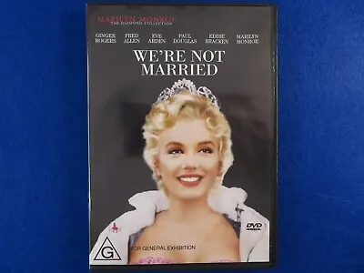 We're Not Married - Marilyn Monroe - DVD - Region 4 - Fast Postage !! • $8.99