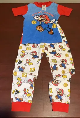 Boys Super Mario Boys Pajama Set Size 10 • $14.99