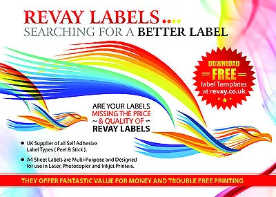 Large Round Circle Sticky Printer Labels - 2 Diameter 140mm Circular White (200) • £13.94