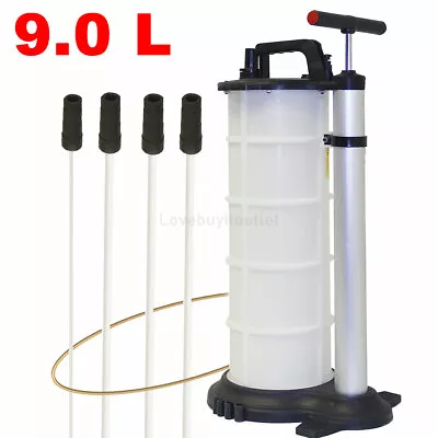$54.95 • Buy 9 Liter Fluid Extractor Oil Changer Manual Hand Operated Vacuum Fluid Evacuator