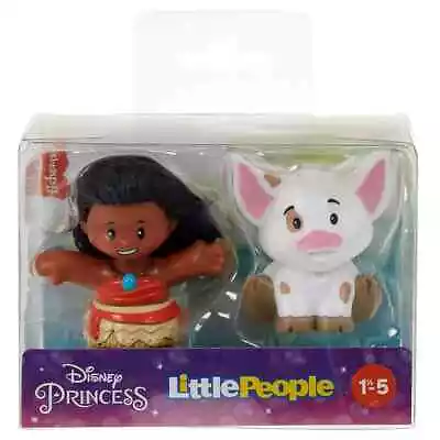 Fisher-Price Little People Disney Princess Moana & Sidekick 2 Pack • $12.45