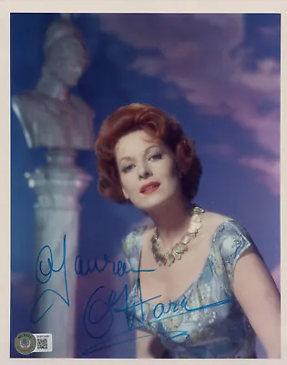 Maureen O'Hara Signed 8x10 Photo Beckett BAS • $155