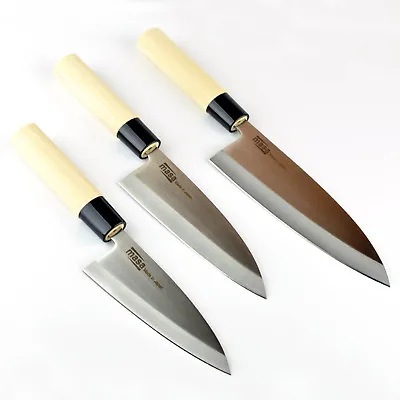Traditional Heavy Duty Japanese Deba Kitchen Knife Chefs Sashimi Knives Japan • $48.50