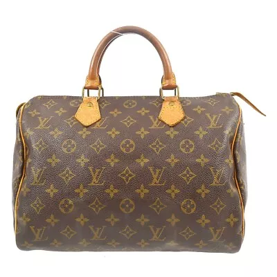 Louis Vuitton Monogram Speedy 30 Handbag M41526 Vi1921 Kk91370 • $190