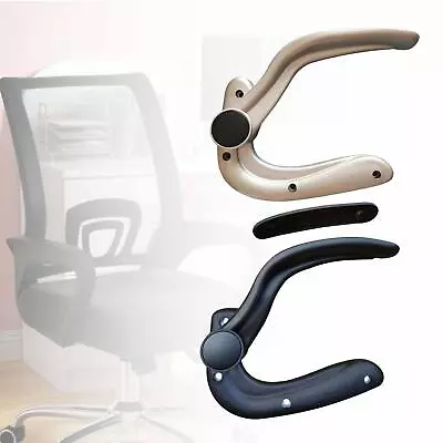 Replacement Adjustable Arm For Office Chair Replace Hardware Parts With Arm Pads • £24.98