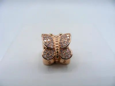 PANDORA - Rose Gold Sparkling Butterfly Charm 781257CZ • £19.99