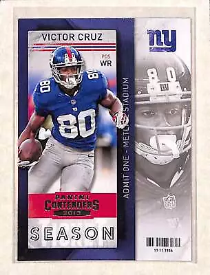 2013 Panini Contenders #50 Victor Cruz  NM • $1.29