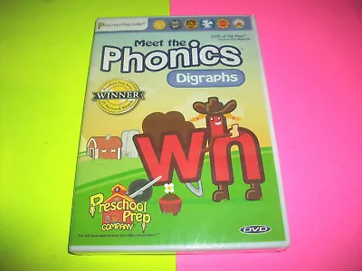 ⭐new / Sealed⭐ Meet The Phonics: Digraphs Dvd 2003 Preschool Prep  • $9.97