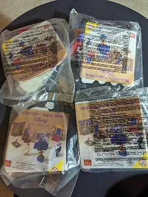 Disney Video Aladdin 1997 Mip. McDonalds Happy Meal Toys Set Of 4. 25 Years Old • £4.99