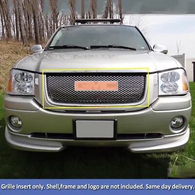 Chrome Punch Grille Insert Fits 2001-2009 GMC Envoy Stainless Steel 05  06 07 08 • $72.99