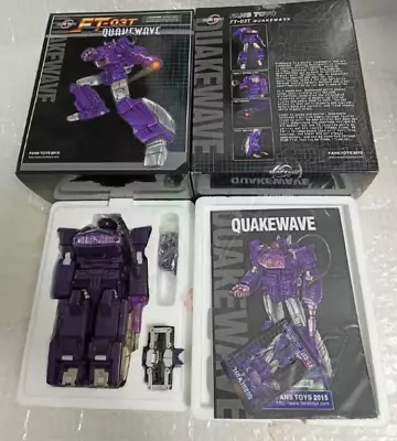 Fans Toys Ft-03t Shockwave Ft03t Quakewave Action Figure Opened Box Used Toy • $315