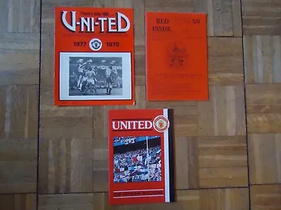 £2.99 • Buy 3 X Manchester United Newsletter, Fanzine, Official Members Magazine 1977 - 1991