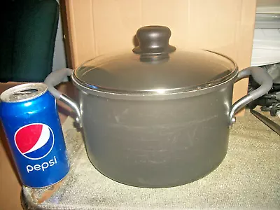 Pampered Chef 4 Quart Anodized Aluminum/Titanium Stock Pot/Dutch Oven With Lid • $27.99