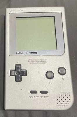 Nintendo Gameboy Pocket Silver Console • £65