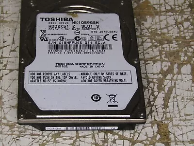 TOSHIBA MK1059GSM 1TB 5400RPM 8MB Cache SATA 3.0Gb/s 2.5  HDD LAPTOP - PS3/4 • £13.99