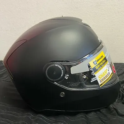 Shark Skwal LED Light Up Motorcycle Helmet Matte Black Large *WAS $269.99* • $159.95