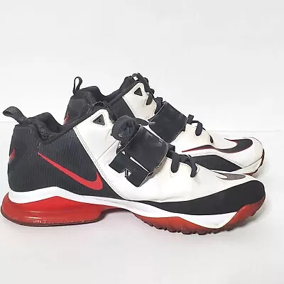 NIKE ZOOM Trainers Size 11 Athletic Shoes Sneakers CJ2 Calvin Johnson Megatron   • $34.99
