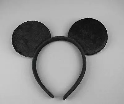 Black Minnie Mouse Ears Headband Ear Hair Band Costume Mickey • $5.21