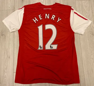 £69.99 • Buy Nike Henry Arsenal 2011/2012 Home Football Shirt 125 Anniversary XL Red Rare Top