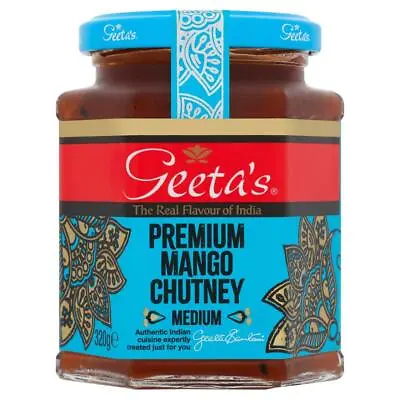 Geetas Premium Mango Chutney  2x320g • £8.15