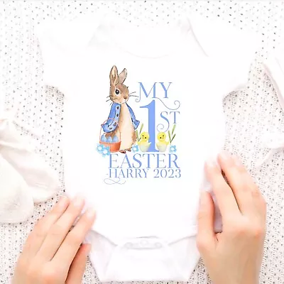 Baby’s First Easter Outfit / My 1st Easter Vest /First Easter Peter Rabbit Suit • £6.99