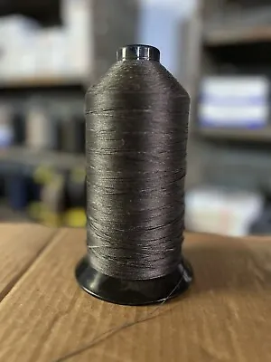 Nylon Thread Dark Gray 16 Oz Cone Made In USA By A&E TEX 210 Bonded • $20