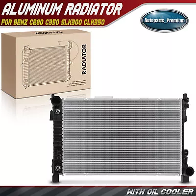 Radiator W/ Transmission Oil Cooler For Mercedes-Benz C280 C350 SLK300 CLK350 • $97.99