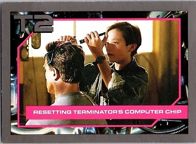 1991 Resetting Terminator's Computer Chip 51 T2: Judgment Day Impel Art Card • $5.04