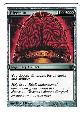 Magic The Gathering MTG - Unhinged UNH 2004 #121 Gleemax NM FOIL • $255