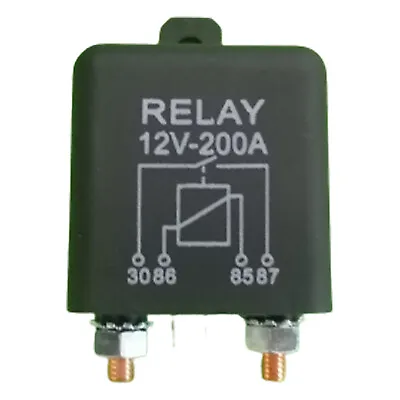 12V 200 Amp Split Charge Relay Switch - 4 Terminal Trucks Marine Boat Relays • $12.94