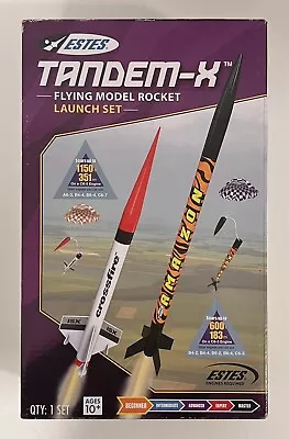 Estes 1469 Tandem-X Flying Model Rocket (Engines Not Included) NEW OPEN BOX • $34.99