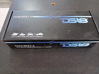 DS18 4Ch Marine & Powersports Amplifier Class D 1440W /w Fuse & Holder NVY.IPX7 • $399.99