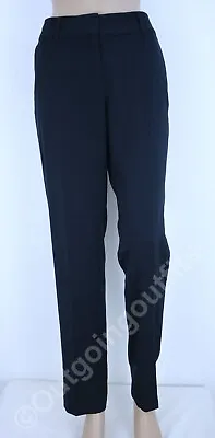 Michael Kors Skinny Leg Women's Navy Dress Pants Flat Front Size 8 • $6.99