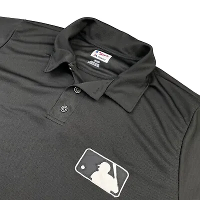 MLB Mike Everitt #57 Game Worn Majestic Baseball Umpire Jersey Black • Medium • $139.99