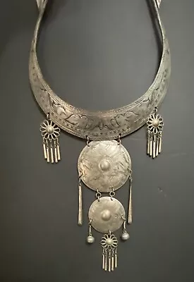 Vintage Hmong Miao Silver Necklace • $150