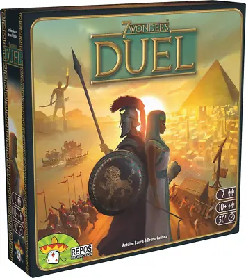 Repos Production 7 Wonders Duel  Board Game  Ages 10+  2 Players 30 Minutes • £26.31