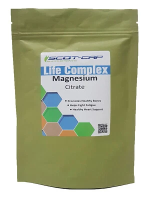 £4.29 • Buy Magnesium Citrate 500mg - High Strength Capsules, Bones Fatigue Heart Tiredness