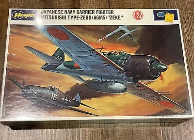 Hasegawa Japanese Navy Mitsubishi A6M5 TYPE-ZERO “Zeke  1/32 Model Kit SEALED • $40