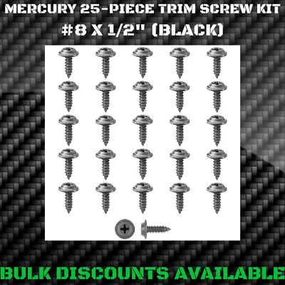 Mercury Car / Truck Interior Exterior Wheel Well Molding Trim Screws #8 X 1/2  • $15.96
