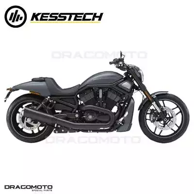 Harley VRSCDX 1250 Night Rod Special 2012-2013 Exhaust KESSTECH Black 121-686... • $2318.59