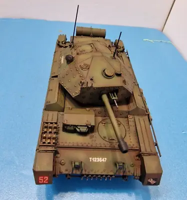 £29.99 • Buy Built And Painted Italeri 1-35 Crusader Tank