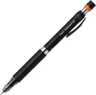 ZEBRA Delguard Type Lx 0.5mm Mechanical Pencil P-MA86-BK Black Body From Japan • $28.02