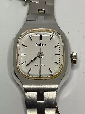 Working Vintage 1990's Ladies Silver Pulsar Quartz Watch GO • $26