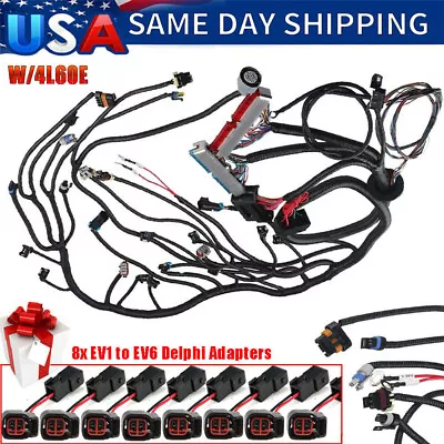 Ls Swaps Standalone Wiring Harness W/4l60e 97-06 4.8l 5.3l 6.0l Gm Ls1 Engine Us • $104.60